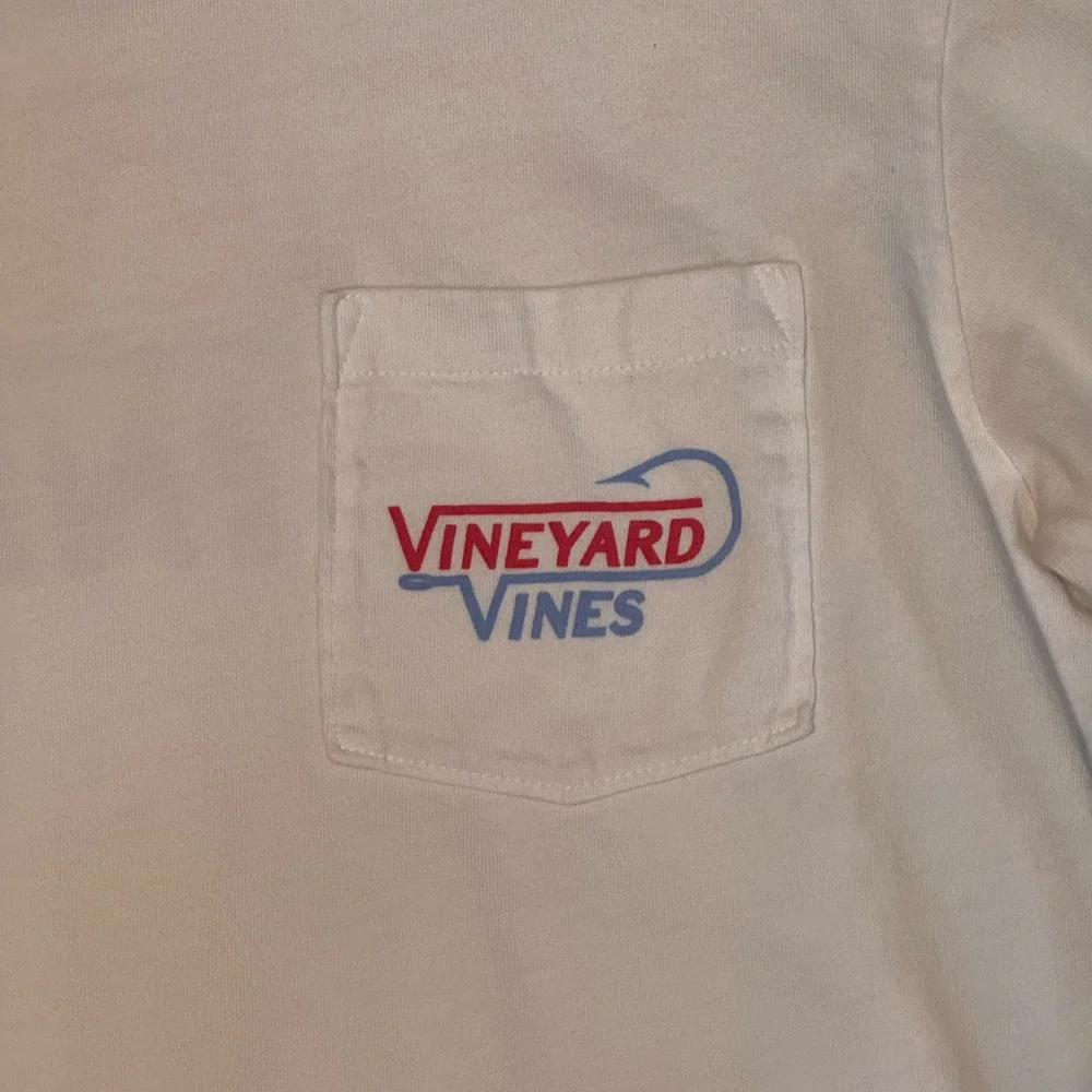 Vineyard Vines Shirt‎ Men's Long Sleeve Pocket T-Shirt X-Small White